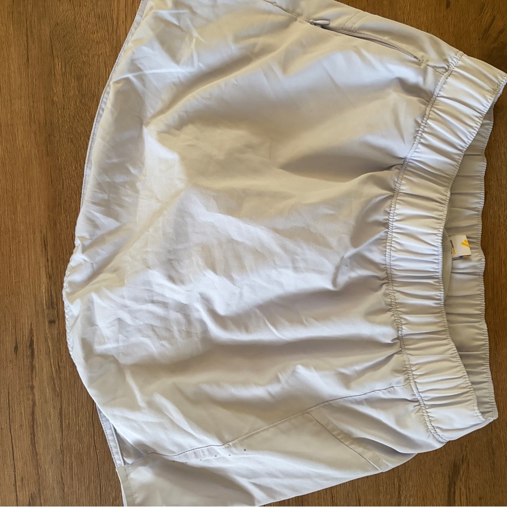 Old Navy Light Gray Elastic Waist Skirt